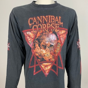 Camiseta CANNIBAL CORPSE 2002 / Camiseta de show / Camisa de manga comprida