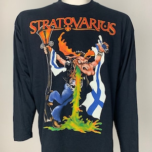 STRATOVARIUS 1998-T-shirt Vintage / Summer Of Visions Tour 98