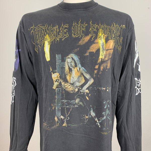 CRADLE OF FILTH 1997 T-Shirt Vintage / Dead Girls Don't Say No / Longsleeve Shirt / Psychopathia Sexualis