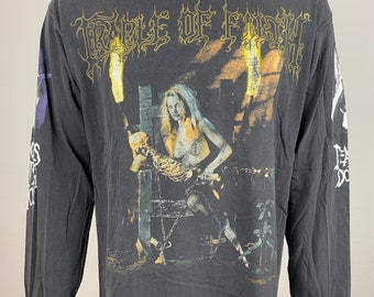 Vintage Cradle of Filth 2001 T-shirt Blighting States of America L