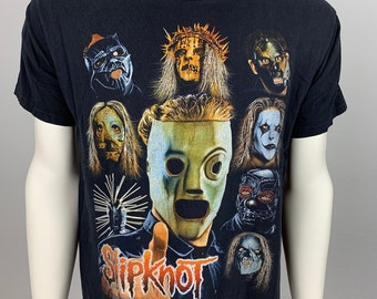 M/L * Vintage 2002 Slipknot Long Sleeve T Shirt * Vtg Tour Nu