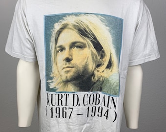 USA製　NIRVANA　カートコバーン　追悼Tシャツ　オリジナルヴィンテージ 追悼 カートコバーン kurt cobain 90年代ヴィンテージ Tシャツ - メルカリ