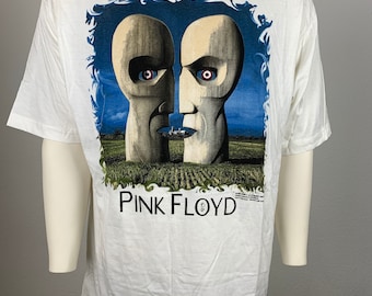 珍品 90s Pink floyd division bell TOUR tee Vintage 90s Pink Floyd Division Bell Tour 1994 Single Stitch T