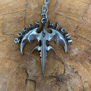 QUEENSRYCHE 1990 Pendant Vintage / Necklace