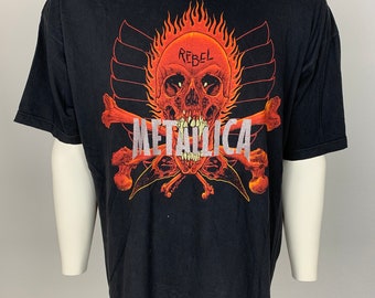 Vintage 90s Metallica Pushead T Shirt Large Size - Etsy
