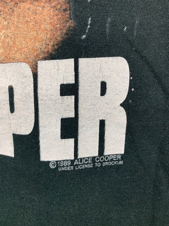 ALICE COOPER 1989 T-Shirt Vintage / Europe 1990 /… - image 8
