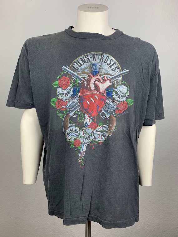 90s Vintage Guns N' Roses Tシャツ XL Vintage 90's Guns N' Roses T-shirt - Etsy