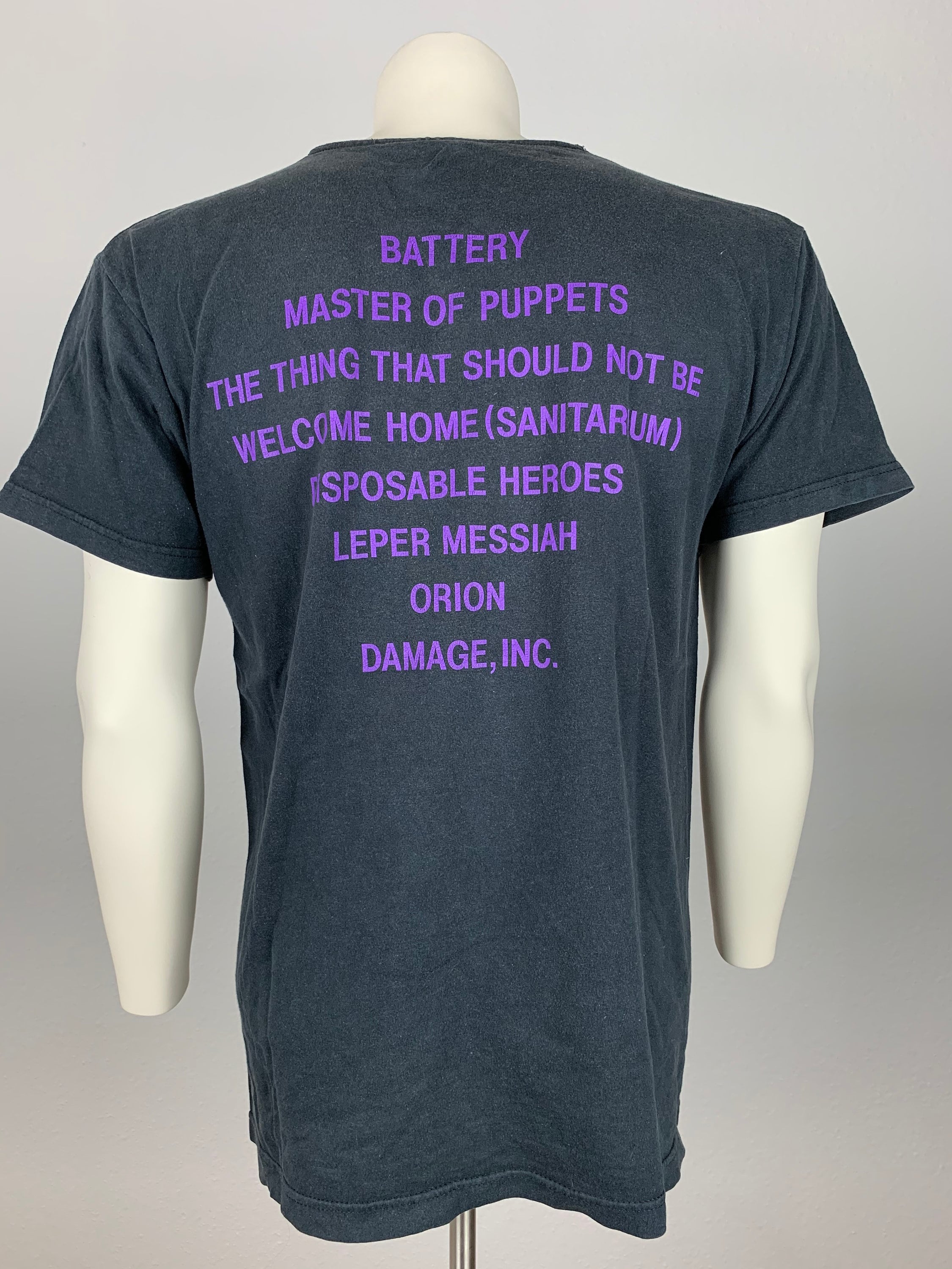 llicaメタリカ MASTER OF PUPPETS Tシャツ1994 Vintage Metallica Master of Puppets T-Shirt 1994 All Style