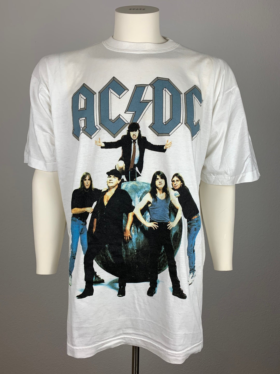 AC/DC 1996 world tour ビンテージ Tシャツ XL AC/DC 1996 T-shirt Vintage / Worldtour - Etsy