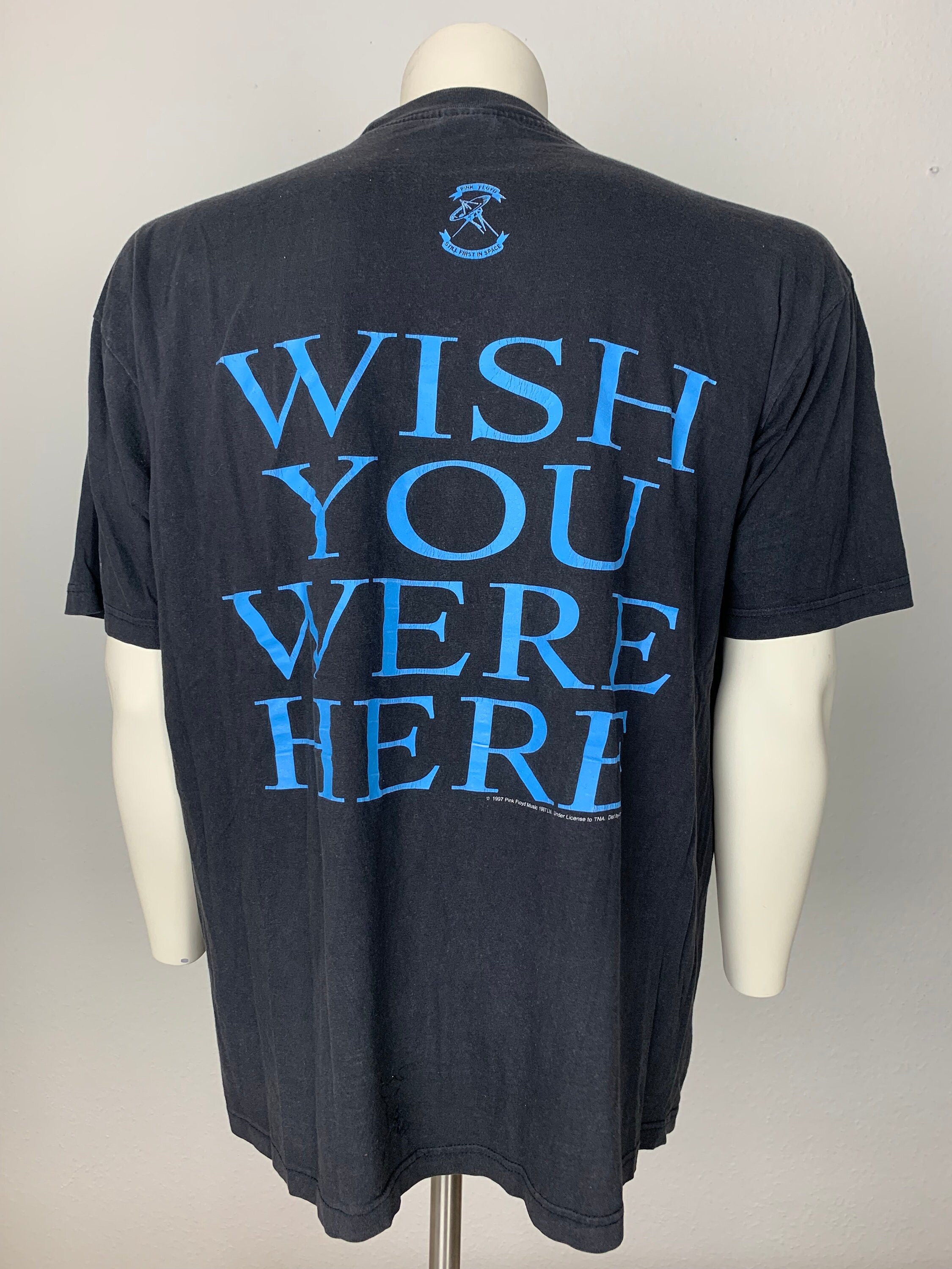 Vintage 90s Pink Floyd Wish You Were Here 1994 Shirt Rare