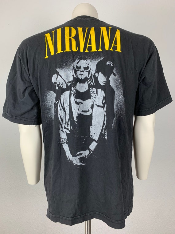 thumbnail image 2 of Nirvana T-Shirt Retro Rock Vintage Black - Nirvana T Shirt Price 2 of 9