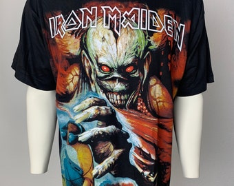 IRON MAIDEN 1998 Camiseta Vintage Tour Virtual 98 México