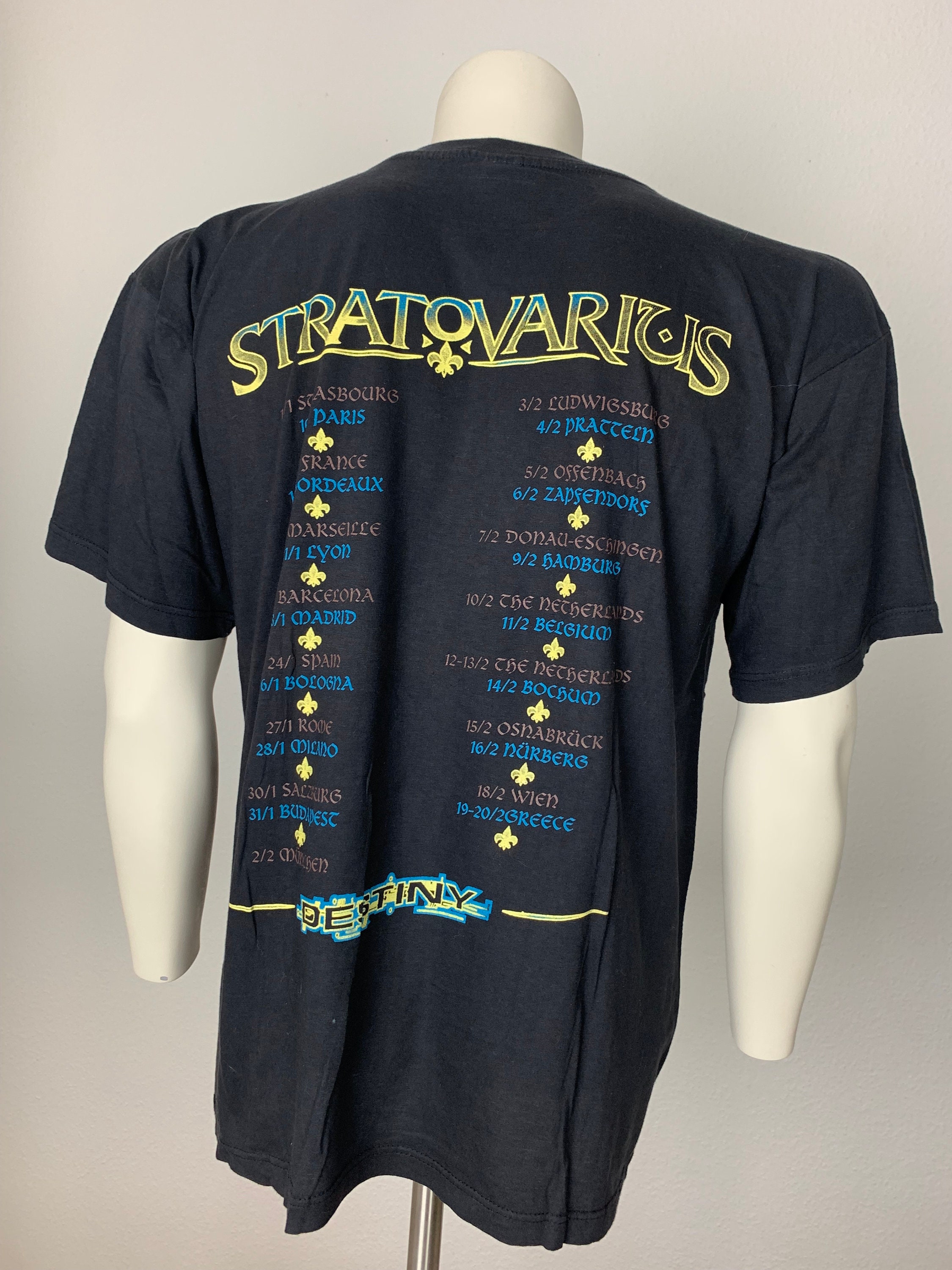 STRATOVARIUS DREAMSPACE 初来日 Tシャツ