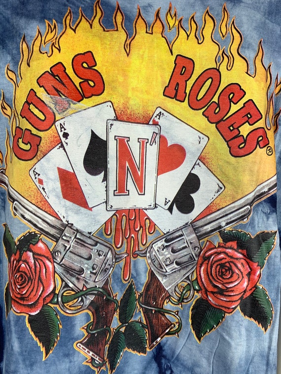 GUNS N ROSES 90's T-Shirt Vintage / Tie & Dye - image 5