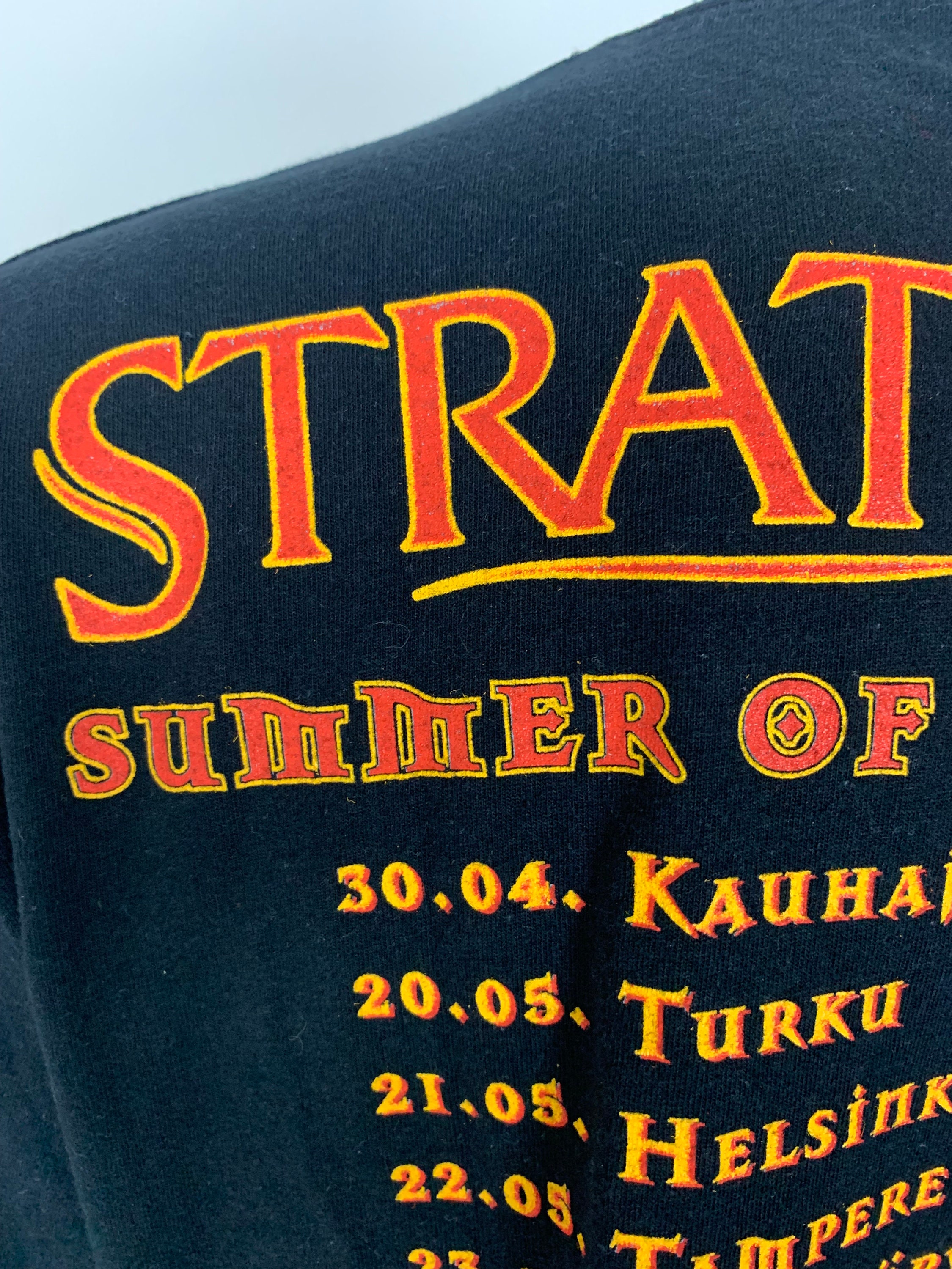 STRATOVARIUS 1998 T-shirt Vintage / Summer of Visions Tour
