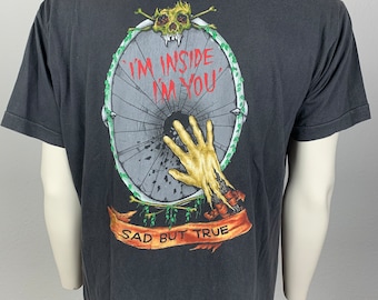 METALLICA 1991 T-shirt Vintage / Sad but True / I'm Inside I'm You