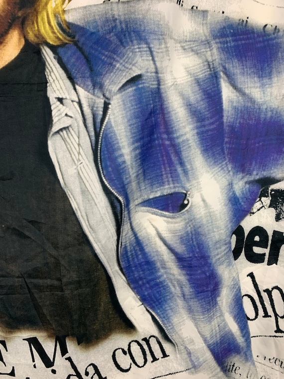 NIRVANA ポスター　フラッグ NIRVANA 00's Flag / Kurt Cobain - Etsy Israel