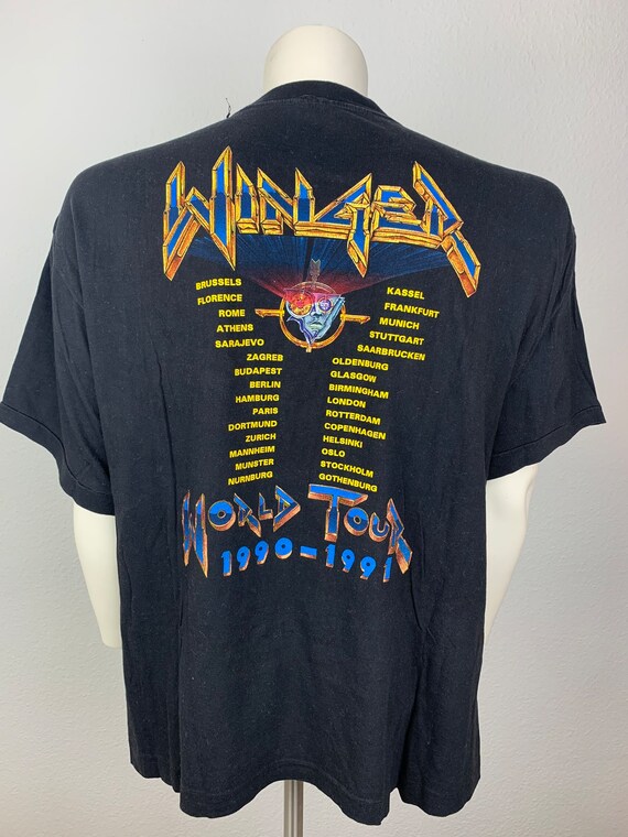 WINGER 1990 T-shirt Vintage / World Tour - Etsy