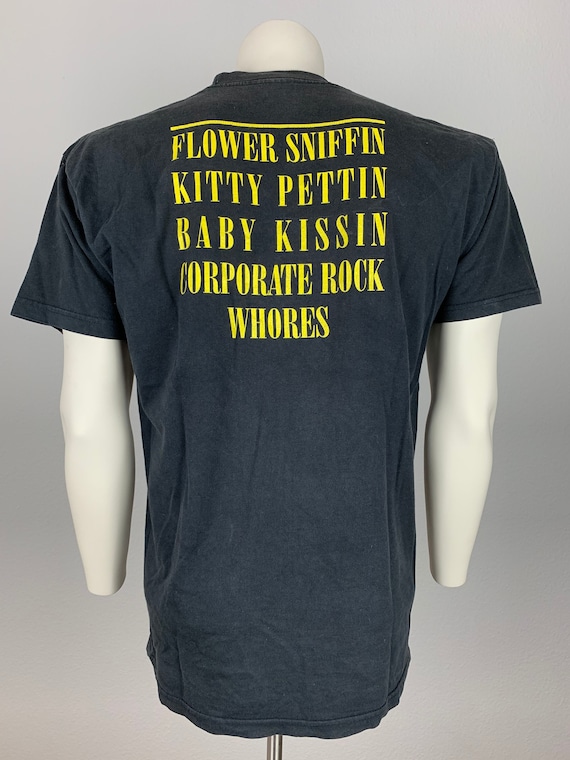 NIRVANA 1992 T Shirt Vintage Smiley Face Flower S Gem