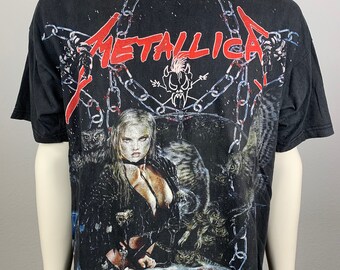 ガンズ アンド ローゼス 1987ツアー Tシャツ L Vintage Guns N' Roses Black Destruction 87 UK Tour Dbl Sided