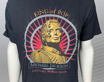 MICHAEL JACKSON 1996 T-Shirt Vintage / History World Tour / King Of Pop