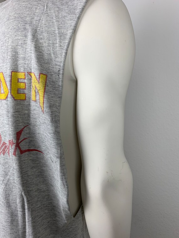 IRON MAIDEN 1992 T-Shirt Vintage / Sleeveless / F… - image 8