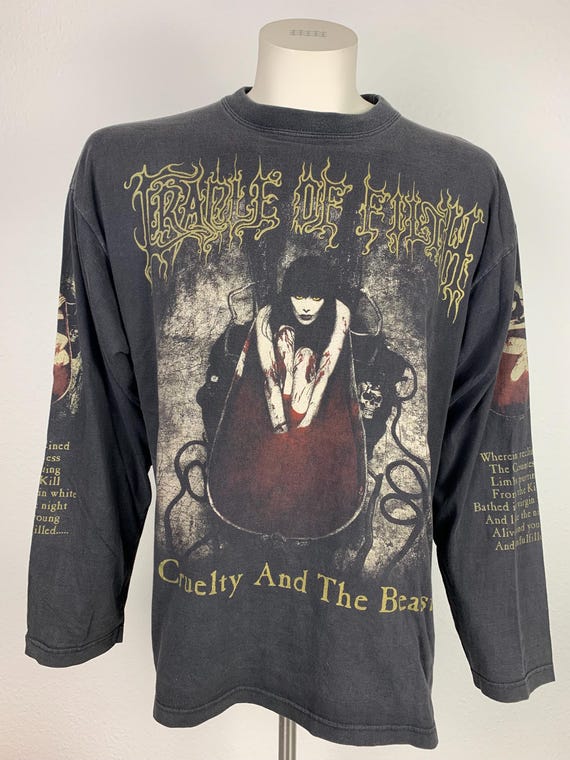 CRADLE OF FILTH 1998 T-shirt Vintage / Cruelty and the Beast