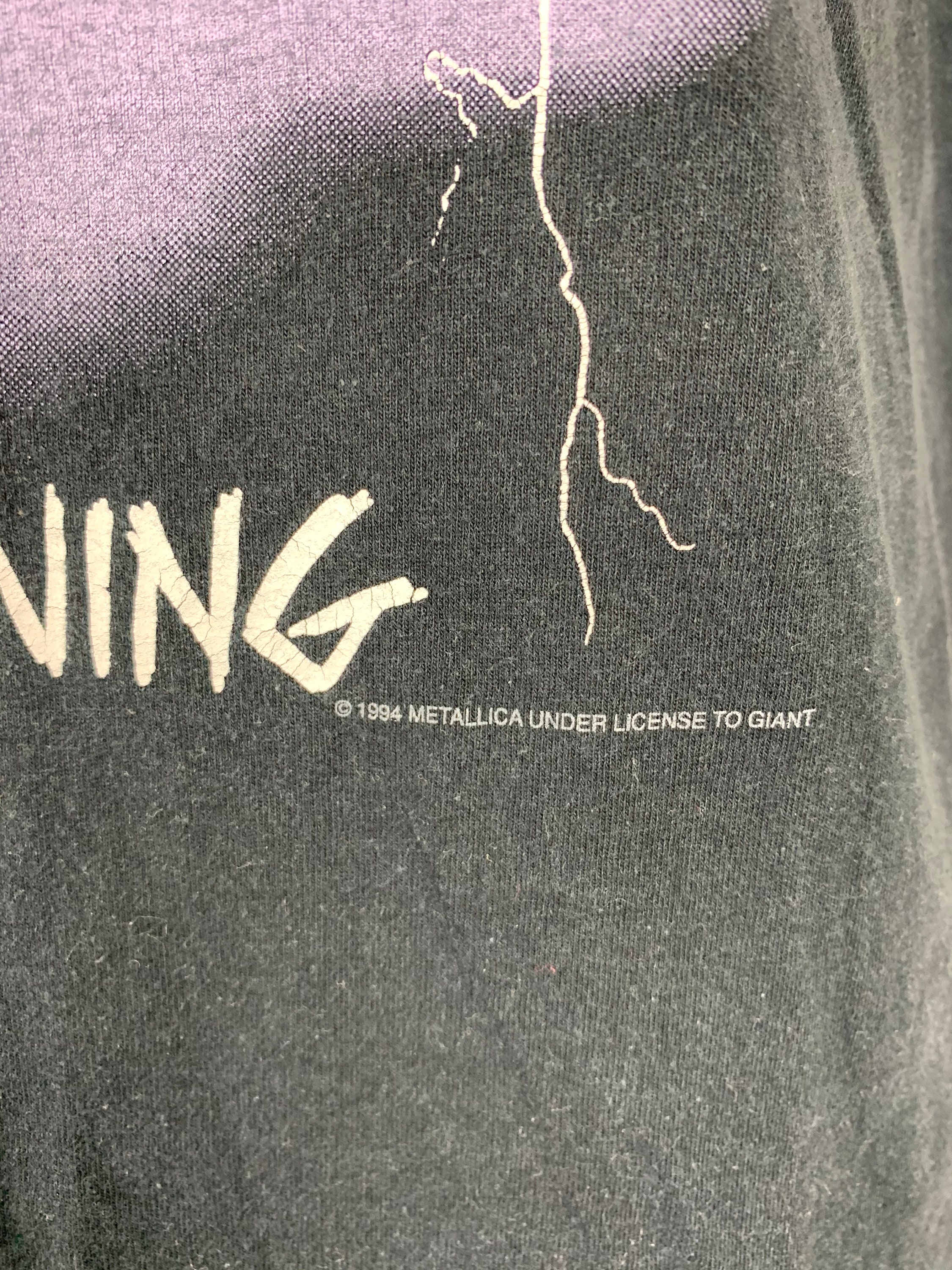 メタリカ1994年　USA製ヴィンテージtシャツ ヴィンテージ VINTAGE METALLICA メタリカ 90S 1994 PUSHEAD I'M