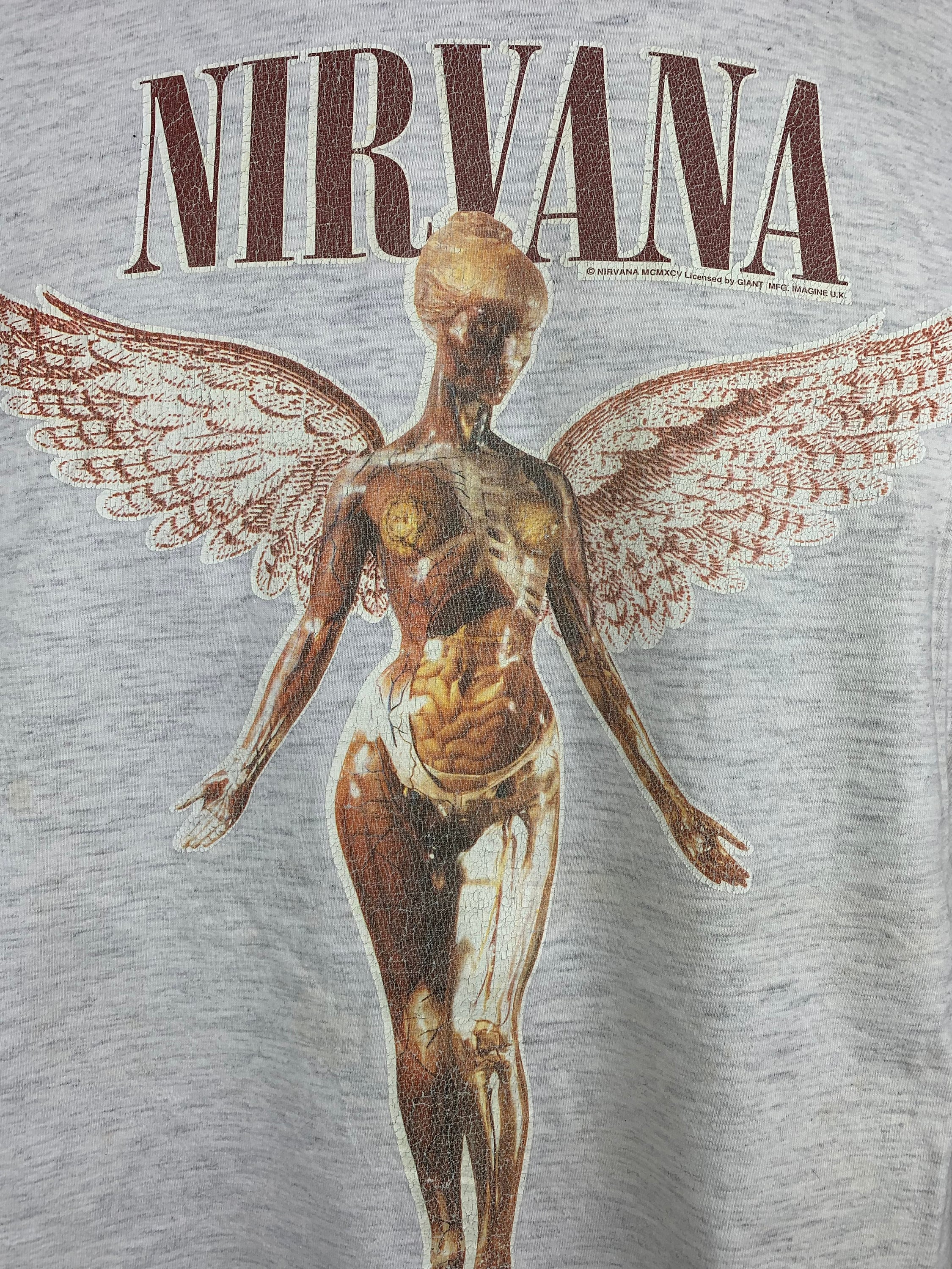 NIRVANA 1995 T-shirt Vintage / Kurt Cobain / in Utero - Etsy NIRVANA 1995 T-shirt Vintage / Kurt Cobain / in Utero - Etsy