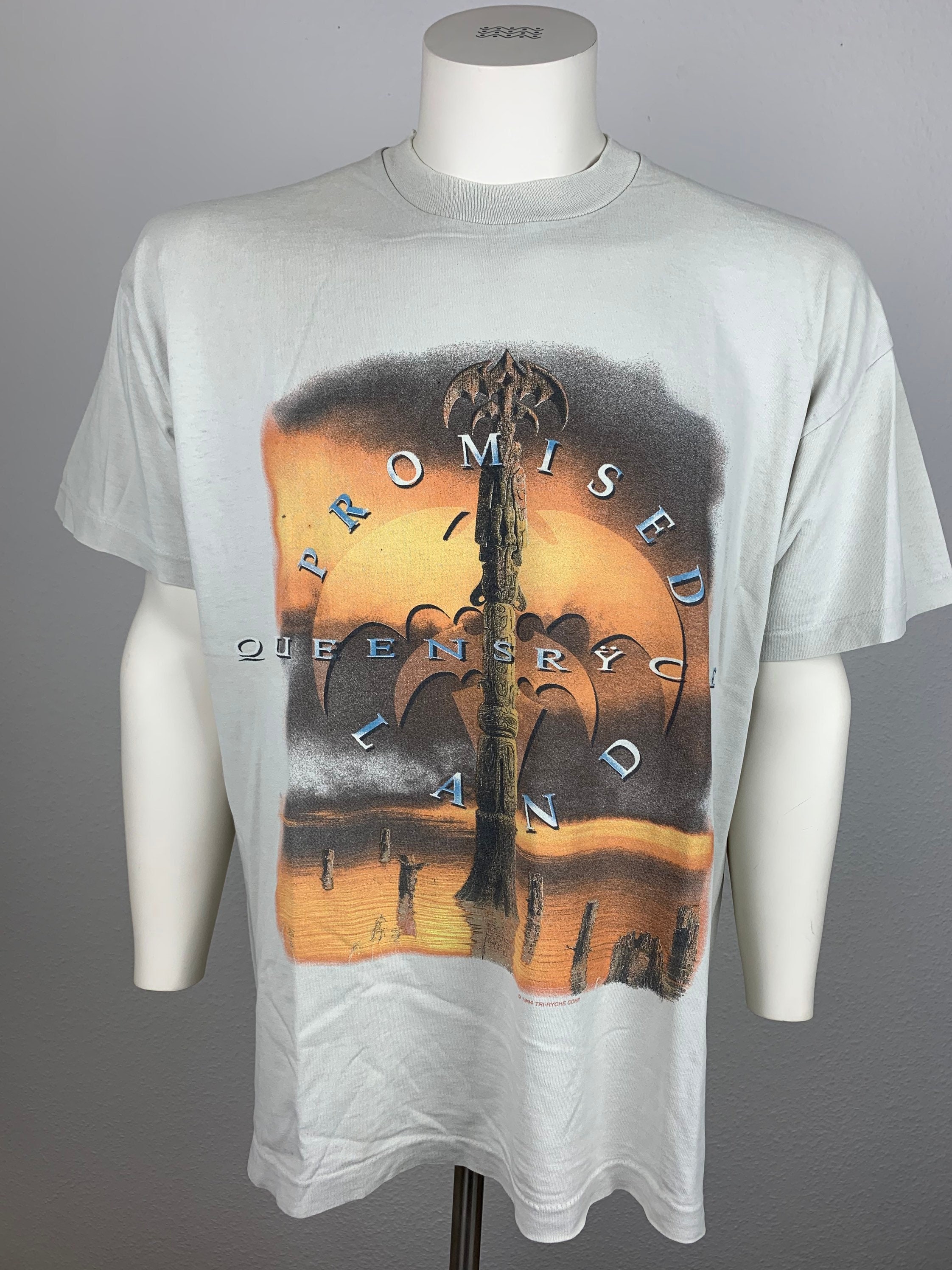 1994  Tシャツ ビンテージ QUEENSRYCHE 1994 T-shirt Vintage / Promise Land / Concert Tee