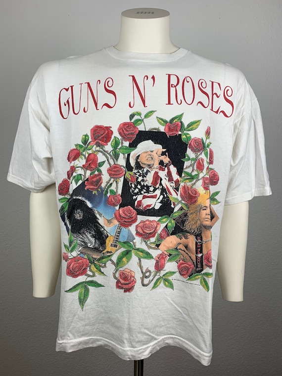 Guns N Roses T Shirt Vintage
 GUNS N ROSES 1993 T Shirt Vintage World Tour 93 C… Gem