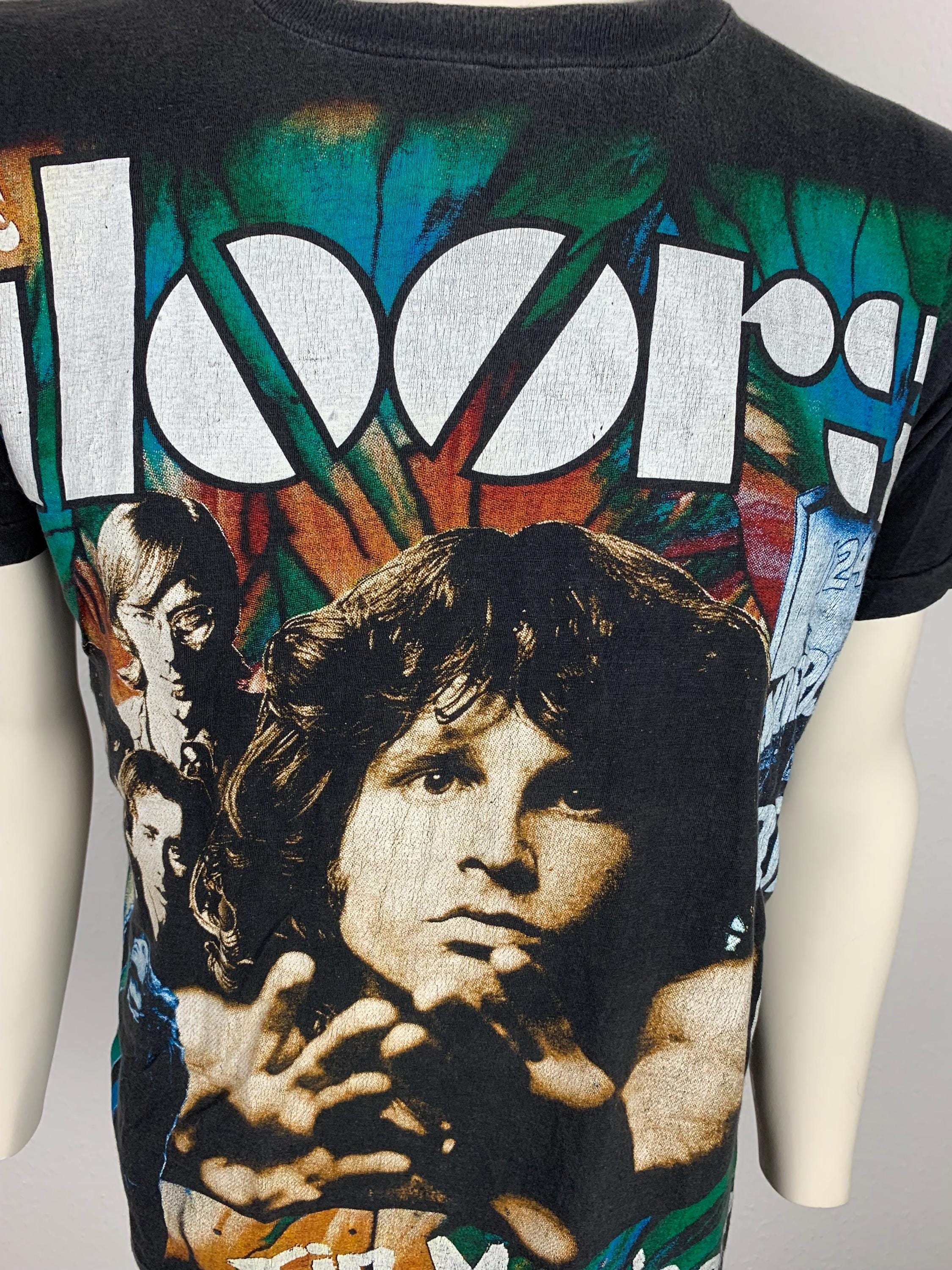 THE DOORS 90's T-shirt Vintage / Jim Morrison / American Flag - Etsy