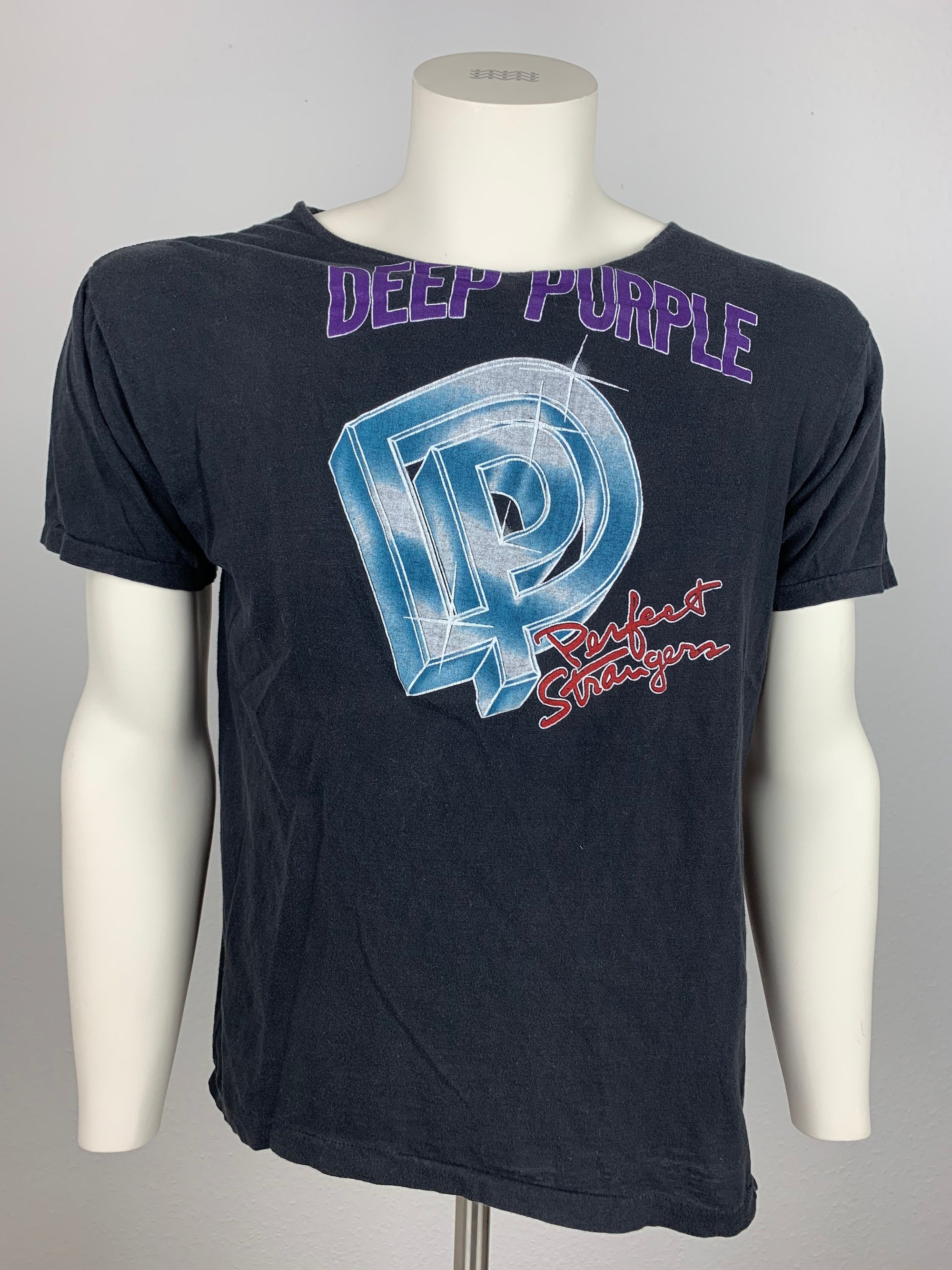 Discover DEEP PURPLE 80s T-Shirt Vintage / Perfect Strangers