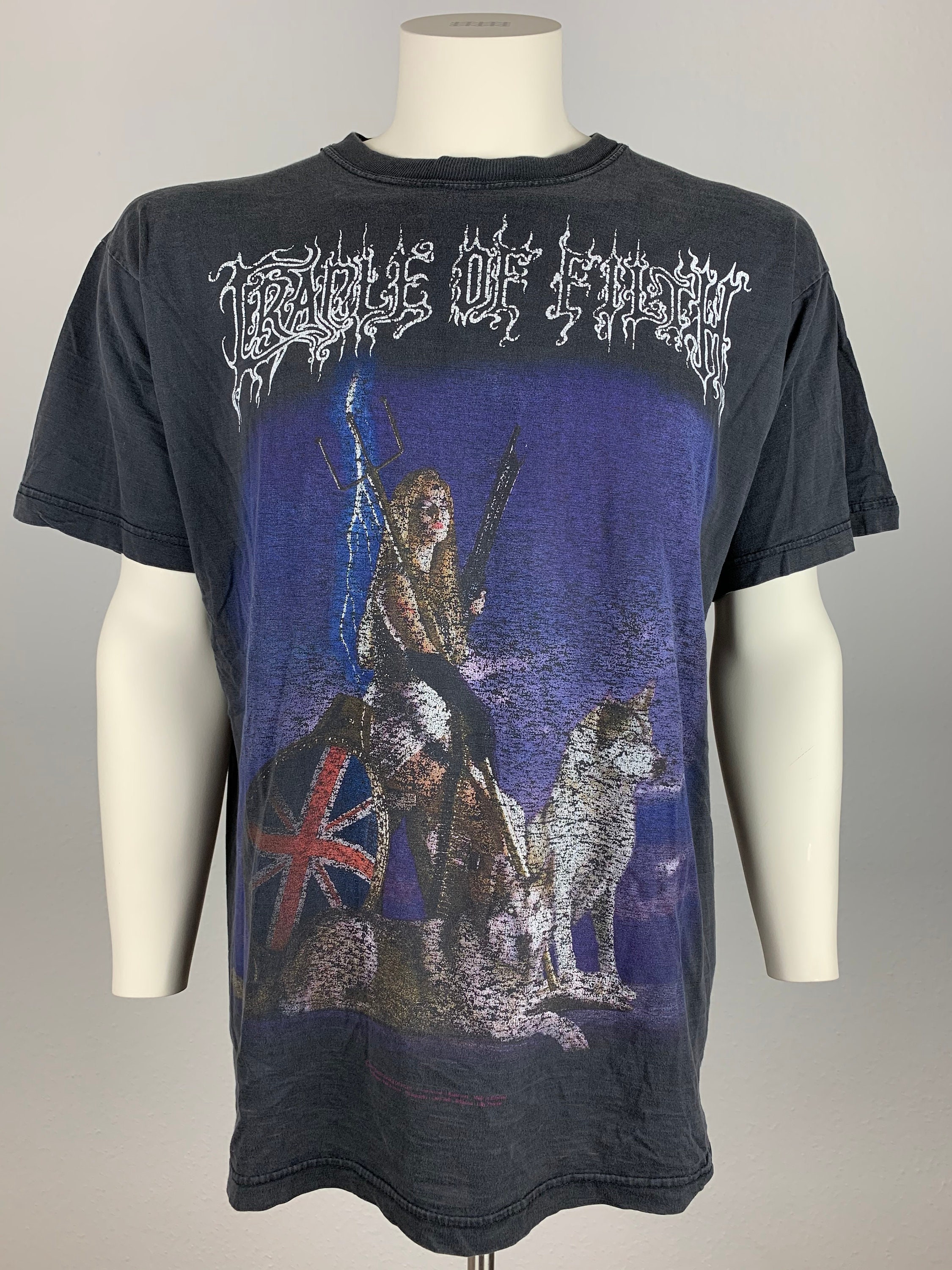 CRADLE OF FILTH 1997 T-shirt Vintage / Fer De Lance De La Guerre 