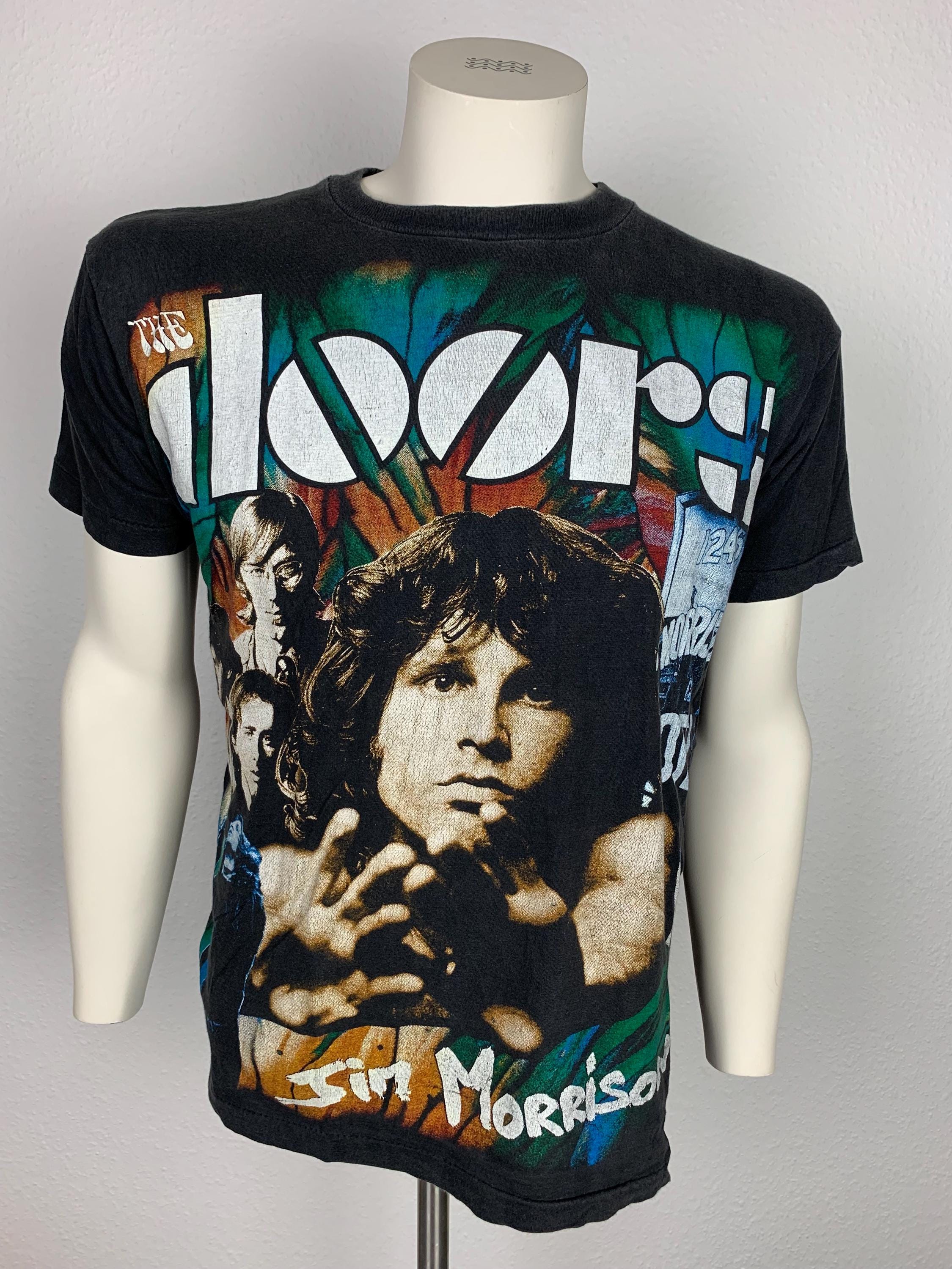 THE DOORS 90's T-shirt Vintage / Jim Morrison / American Flag - Etsy