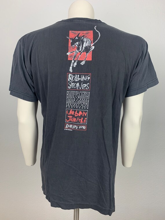 ROLLING STONES 1990 T-shirt Vintage / Urban Jungle / Europe Tour