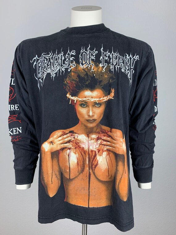 CRADLE OF FILTH 1995 T-Shirt Vintage / Praise The