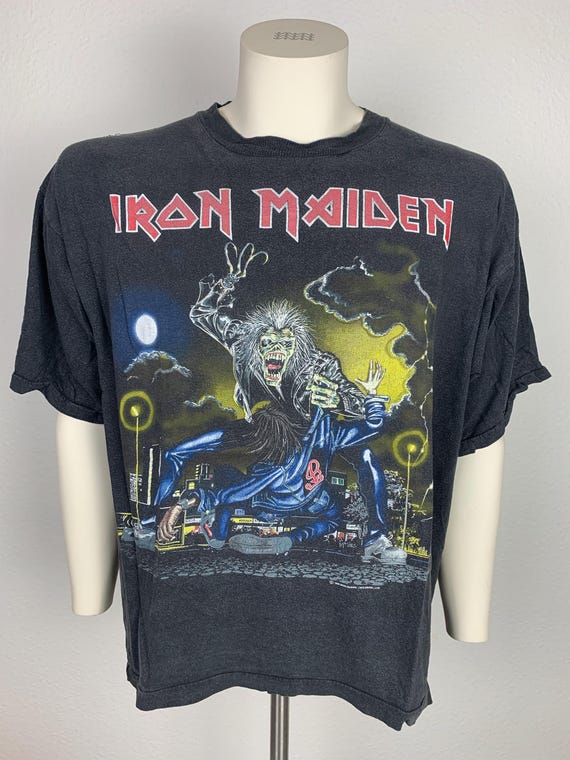 IRON MAIDEN 1990 T-shirt Vintage / Eddie / No Prayer for the Dying