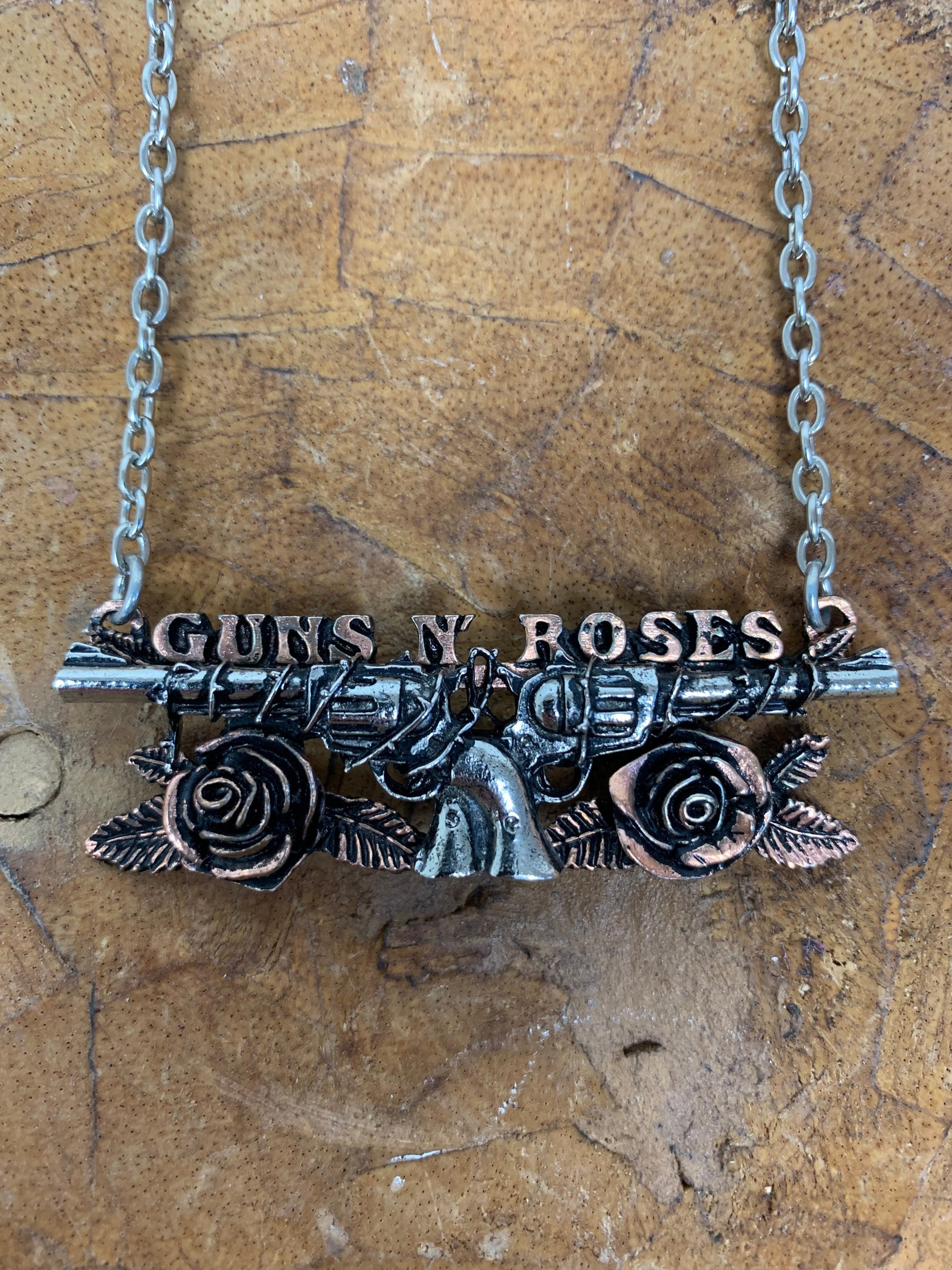 GUNS N ROSES 1989 Pendant Vintage / Necklace / Axl Rose / Slash - Etsy