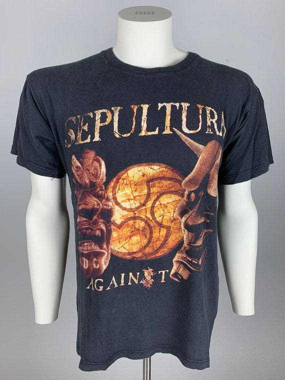 SEPULTURA 1998 T Shirt Vintage Against Gem