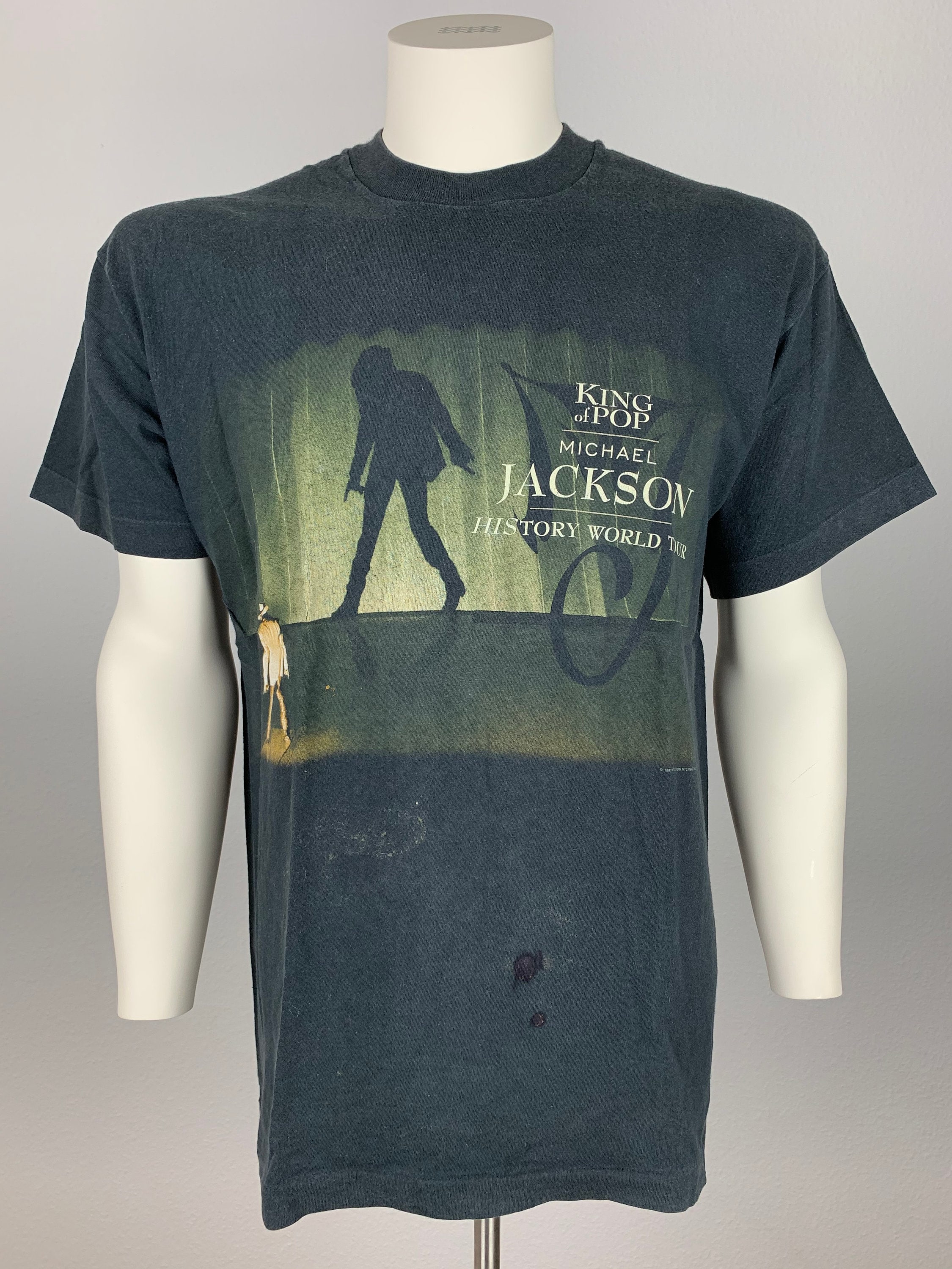 MICHAEL JACKSON 1997 T-shirt Vintage / History / King of Pop - Etsy