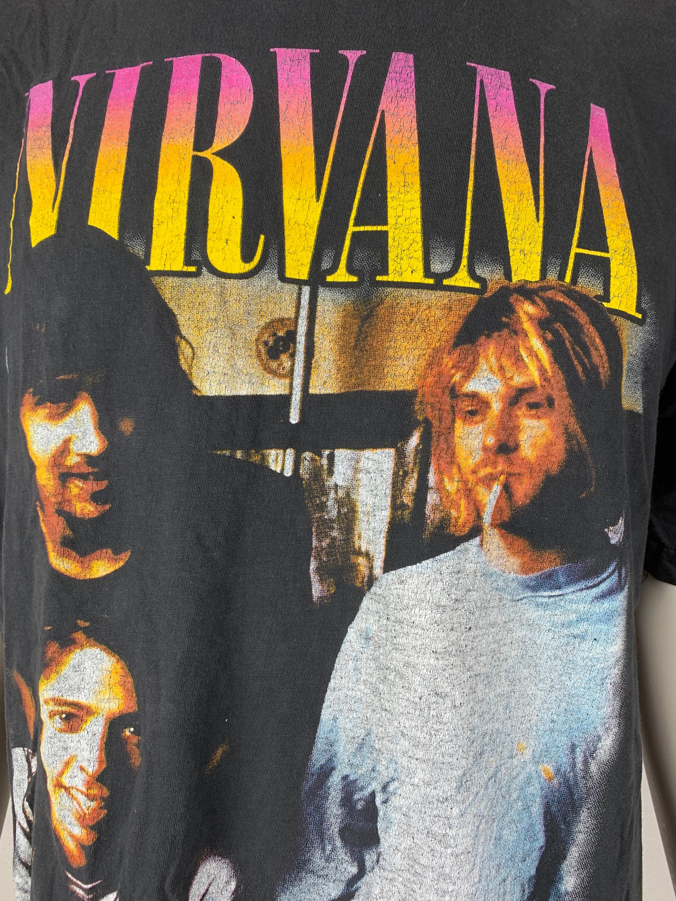 NIRVANA 90's T-shirt Vintage / Kurt Cobain / Rock Band - Etsy