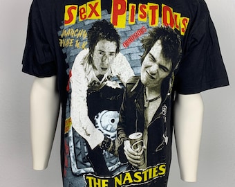 SEX PISTOLS 90's T-shirt Vintage / the Nasties - Etsy