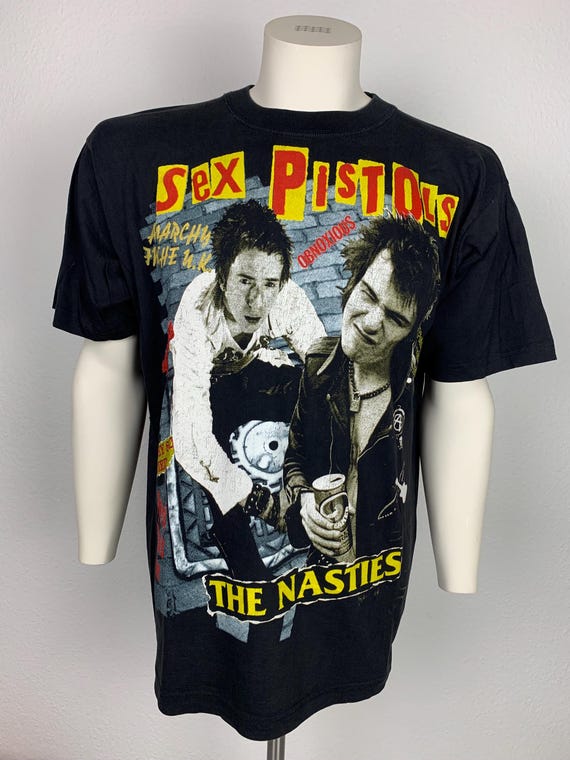 SEX PISTOLS 90's T-shirt Vintage / the Nasties - Etsy