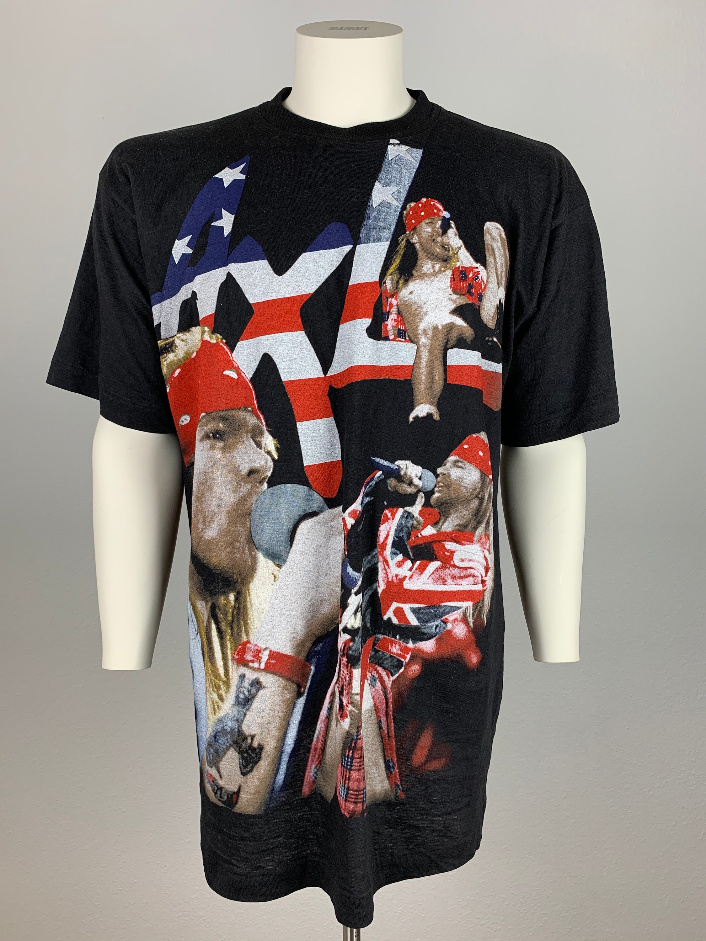 GUNS N ROSES 80's T-shirt Vintage / Axl Rose / Use Your Illusion