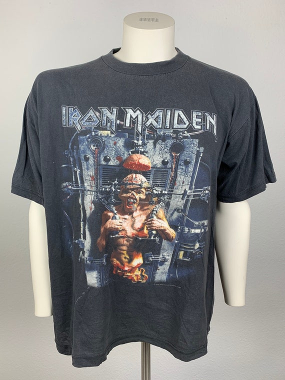 IRON MAIDEN Tシャツ 1995年製 LARGE IRON MAIDEN 1995 T-shirt Vintage / the X Factor - Etsy