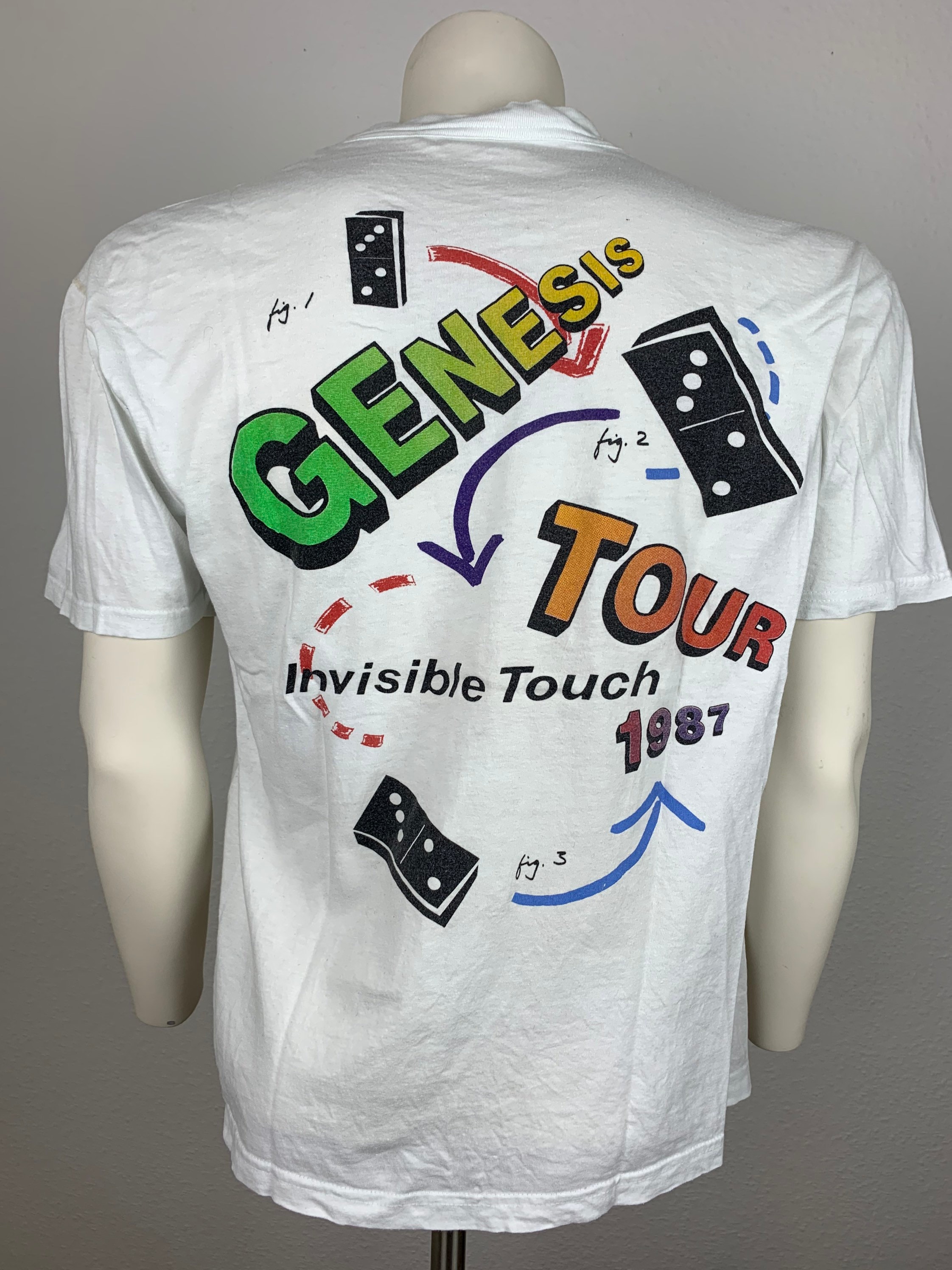 GENESIS 1987 T-shirt Vintage / Invisible Touch Tour - Etsy