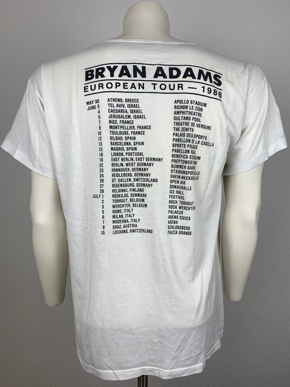 ブライアン アダムス 1988 Tシャツ ヴィンテージ / ヨーロッパツアー