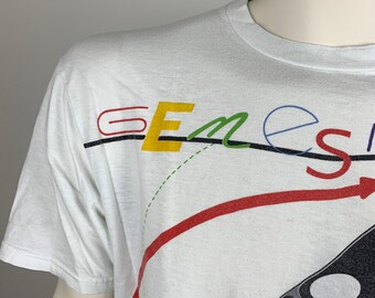 GENESIS 1987 T-shirt Vintage / Invisible Touch Tour - Etsy