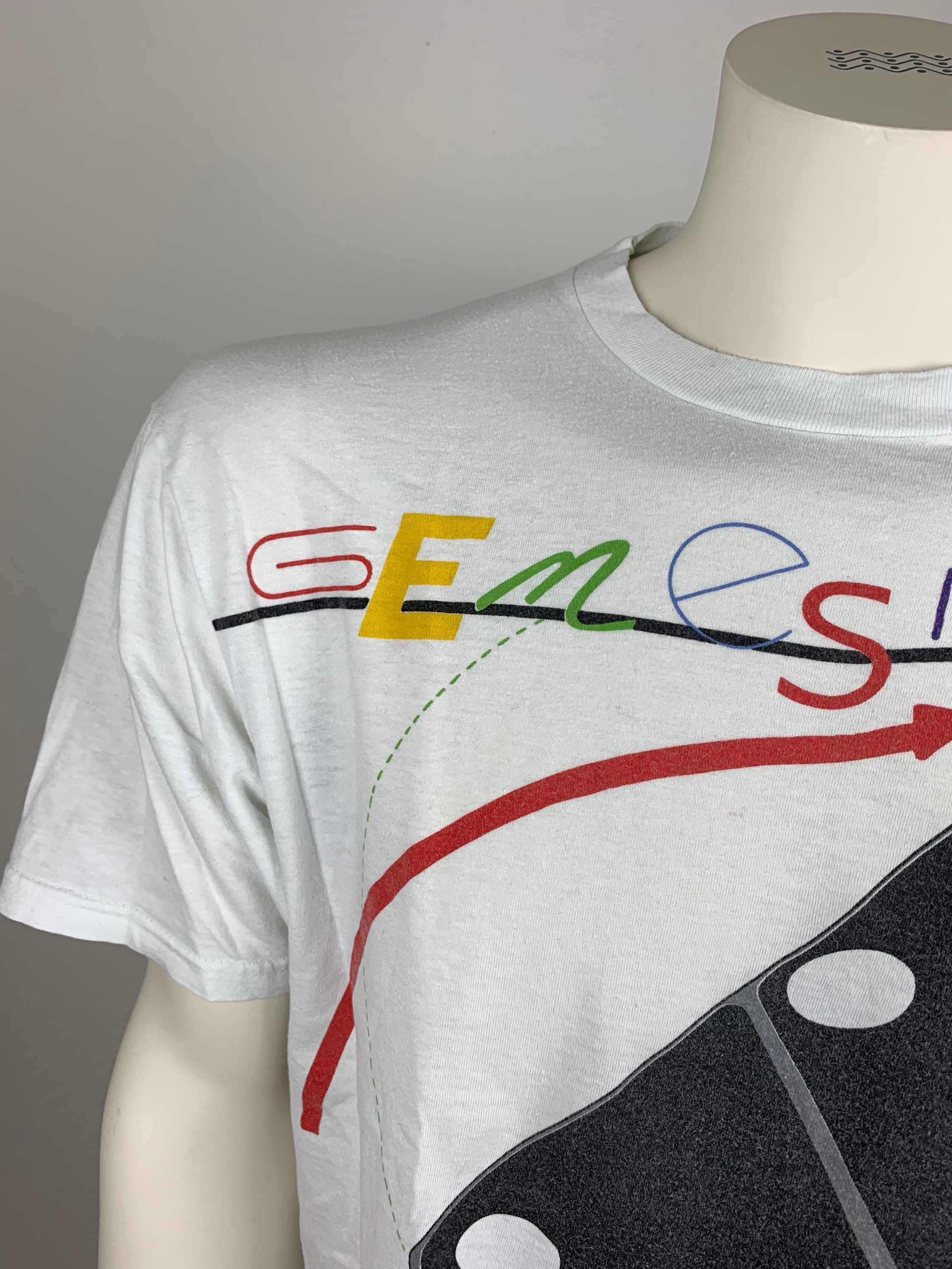 GENESIS 1987 T-shirt Vintage / Invisible Touch Tour - Etsy